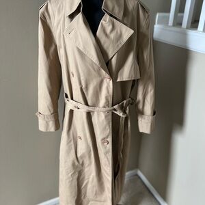 Vintage Classic Tan Trench Coat